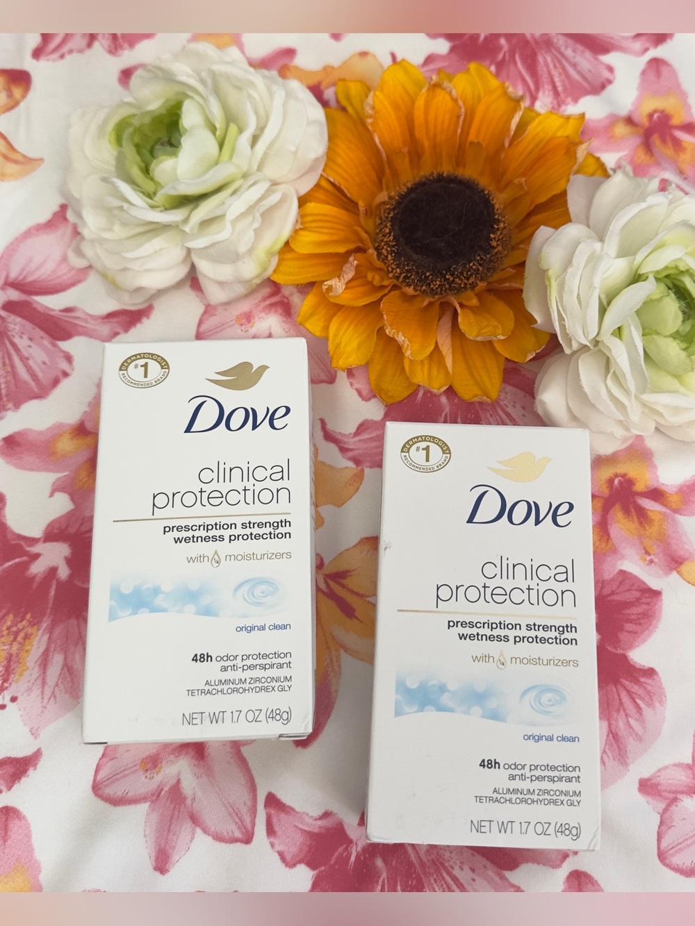 Dove Clinical Protection Clean Scent Deodorant Bundle NEW!